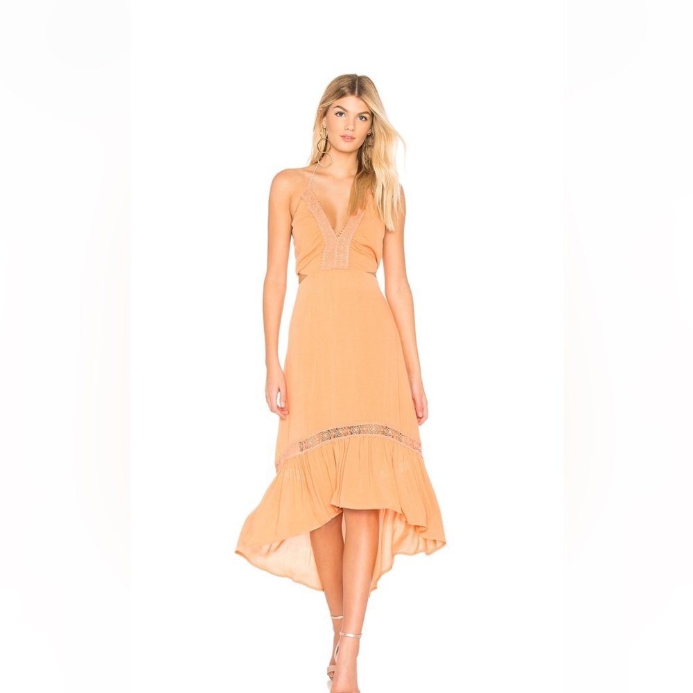 The Jetset Diaries Havasu Halter Midi Dress, NEVER WORN